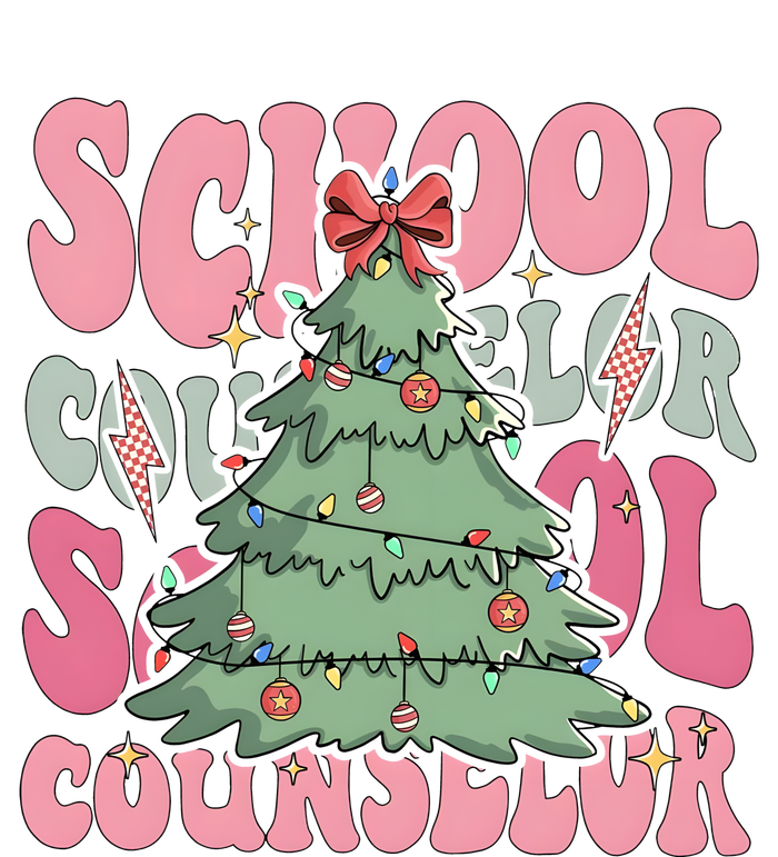 School Counselor Christmas Tree Holiday Season T-Shirt