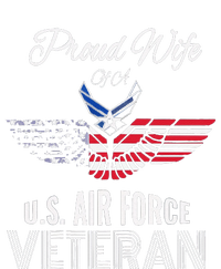 Funny Proud Wife Of Usair Force Veteran Patriotic Military Spouse High Crown Mesh Back Trucker Hat