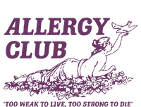 Allergy Club Funny Aesthetic Cartoon Tank Top