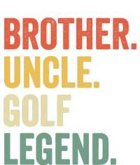 Funny Golfer Brother Uncle Golf Legend Golfing Vintage Pom Pom 12in Knit Beanie