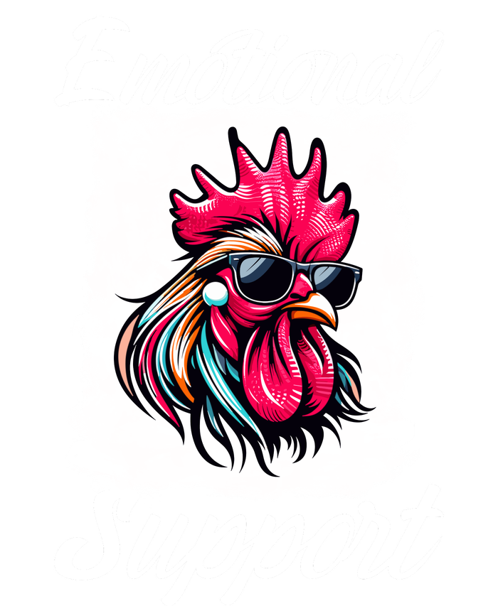 Emotional Support Chicken Cock Baby Long Sleeve Bodysuit