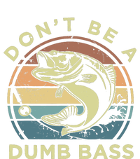 Funny Fishing DonT Be A Dumb Bass Vintage Fisherman Gift Womens CVC Long Sleeve Shirt