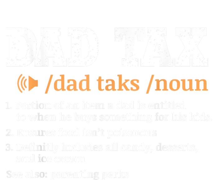 Funny Dad Tax Definition Sweatshirt Cinch Pack Bag