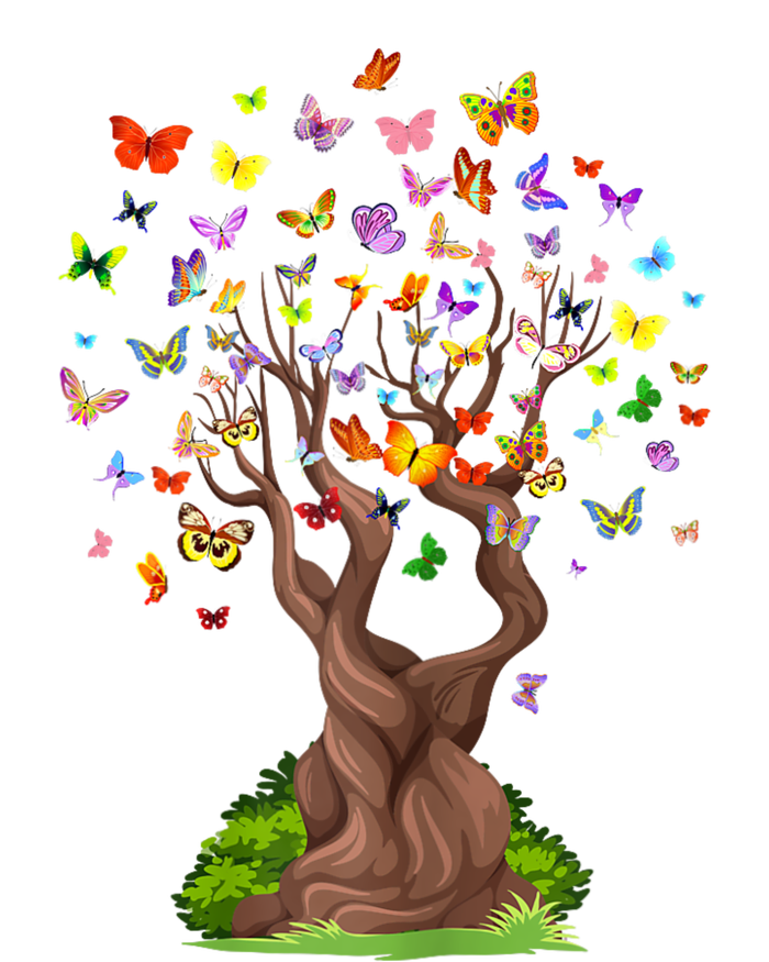 Butterflytree Beautiful Nature Lover Butterfly T-Shirt