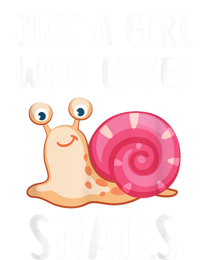 Just A Girl Who Loves Snails Cute Snail Girl Bumper Sticker