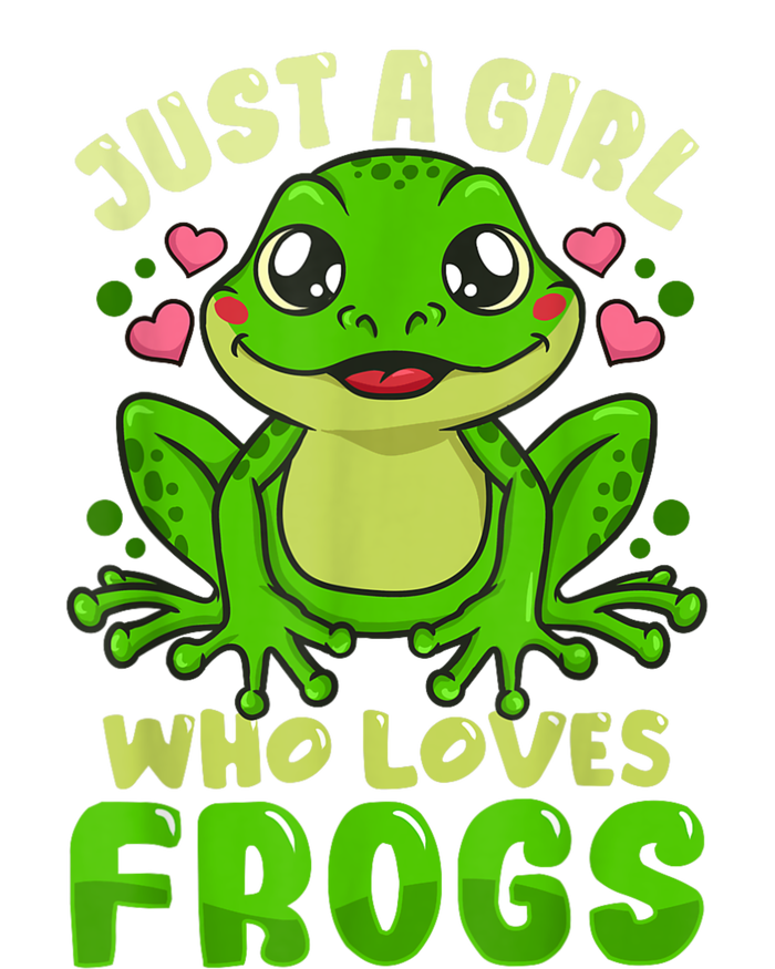 Frog Just A Girl Who Loves Frogs Funny Frog Lover Gift PosiCharge Competitor Tank