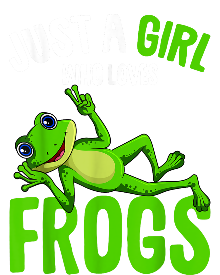 Just A Girl Who Loves Frogs Kids Sweatshirt