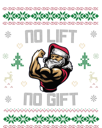 No Lift No Gift Gym Powerlifting Ugly Christmas Sweater Sant Funny Gift Sweatshirt