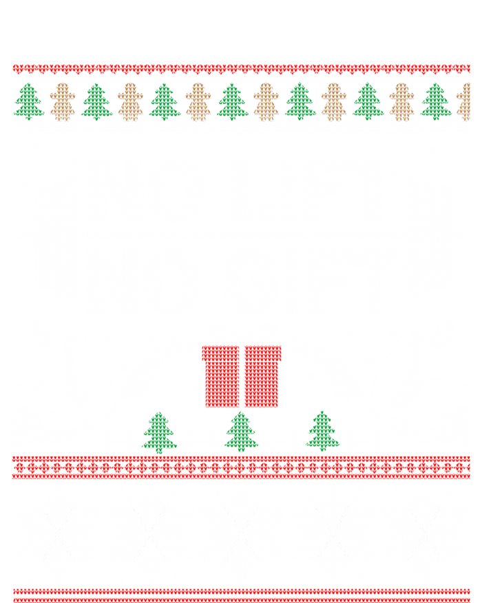 No Lift No Gift Ugly Christmas Sweater Bodybuilder Xmas Gift Cool Gift Softstyle Adult Sport Polo