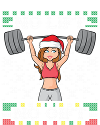 No Lift No Gift Ugly Christmas Sweater Gym Miss Santa Claus Gift T-Shirt