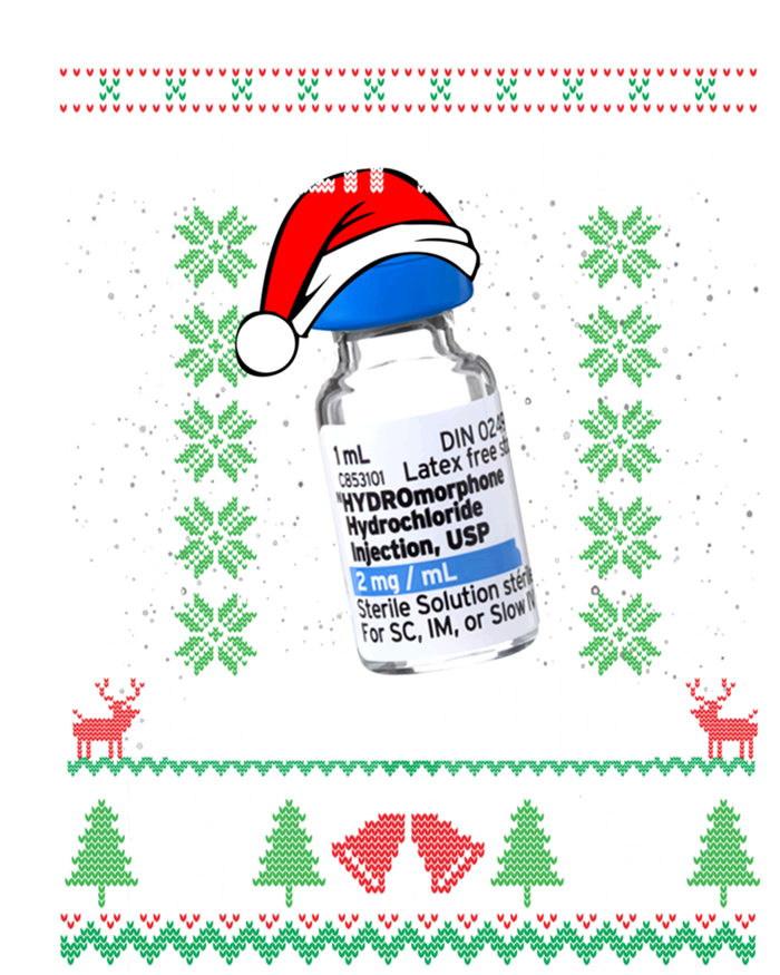 Pharmacist Nurse Ugly Christmas Sweater Di La La La Lav Did Gift Sweatshirt