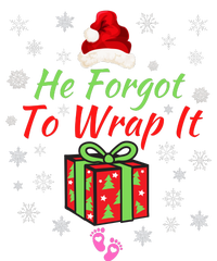 He Forgot To Wrap It Christmas Baby Christmas Pregnancy Reveal Adult Humor Baby Long Sleeve Bodysuit