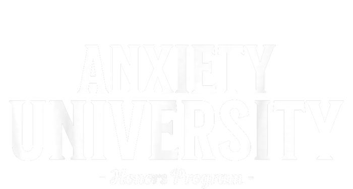 Anxiety University Honors Program Funny Mental Health Valucap Bio-Washed Visor