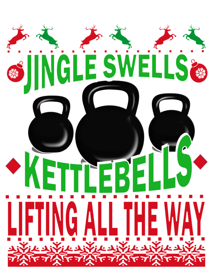 Ugly Christmas Gym Kettlebell Weightlifting Fitness Gift Bumper Sticker