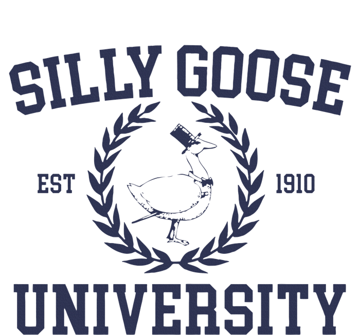 Silly Goose University Funny Silly Goose Meme Bird Lover 12 oz Stainless Steel Tumbler Cup