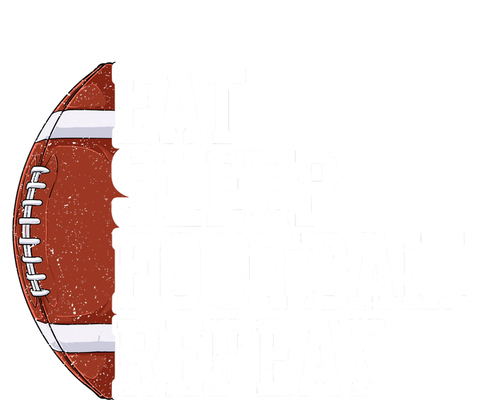 Eat Sleep Football Repeat Football Player Football T-Shirt