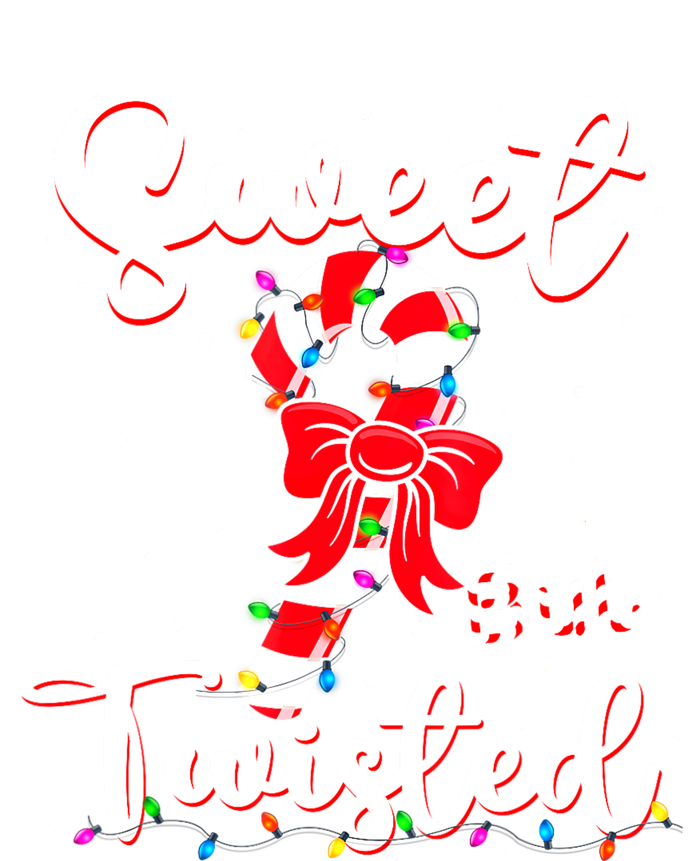 Sweet But Twisted Funny Christmas Candy Cane Xmas Holiday Short Acrylic Beanie