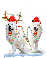 Great Pyrenees Christmas Tree Lights Reindeer Santa Xmas Mesh Reversible Basketball Jersey Tank