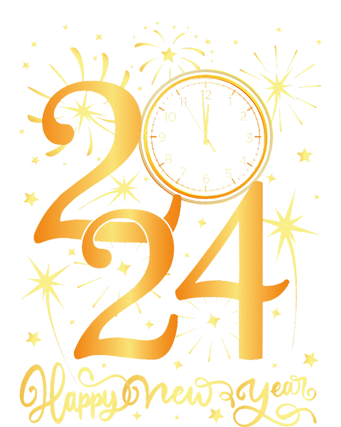 Happy New Year Fireworks New Years Eve Party Supplies 2024 T-Shirt