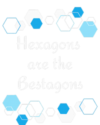 Hexagons are the Bestagons! Geometry Math Teacher Funny Fun City Backpack