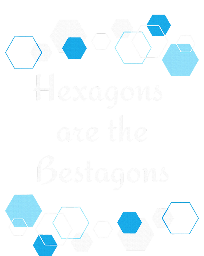 Hexagons are the Bestagons! Geometry Math Teacher Funny Fun City Backpack