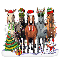 Horse Christmas Xmas Horseback Riding Farm PosiCharge Competitor Tank