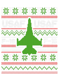 F16 Usaf Ugly Christmas Sweater Funny Gift Fighter Pilot Stripe Pom Pom Beanie