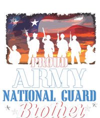 Proud Army National Guard Brother Us Flag Shirts Patriotic Hooded Wearable Blanket