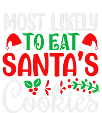 Most Likely To Eat Santa's Cookies Christmas Family Matching Hooded Wearable Blanket