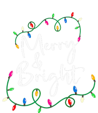 Merry And Bright Christmas Lights Xmas Holiday Family Match Hoodie