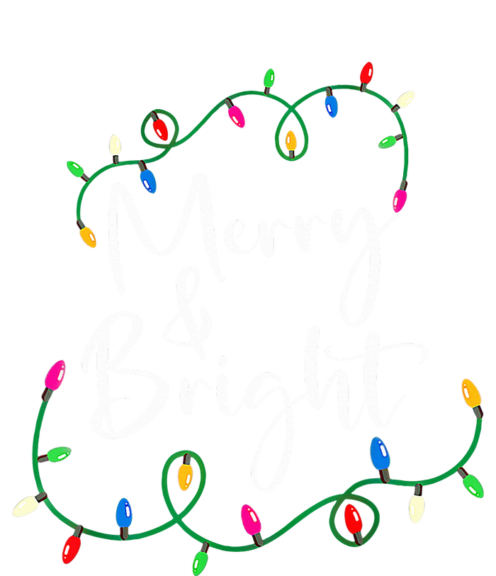 Merry And Bright Christmas Lights Xmas Holiday Family Match Hoodie