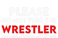 Please Do Not Feed The Wrestler Wrestling  7-Panel Snapback Hat