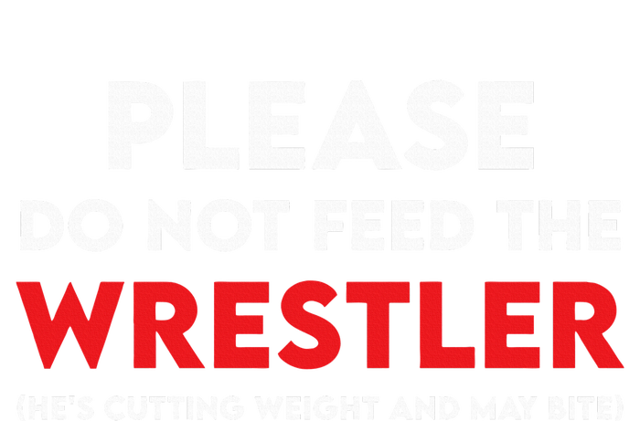 Please Do Not Feed The Wrestler Wrestling  7-Panel Snapback Hat