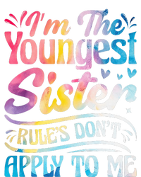 Youngest Sister Rules Don't Apply To Me Funny Matching Kids Hoodie