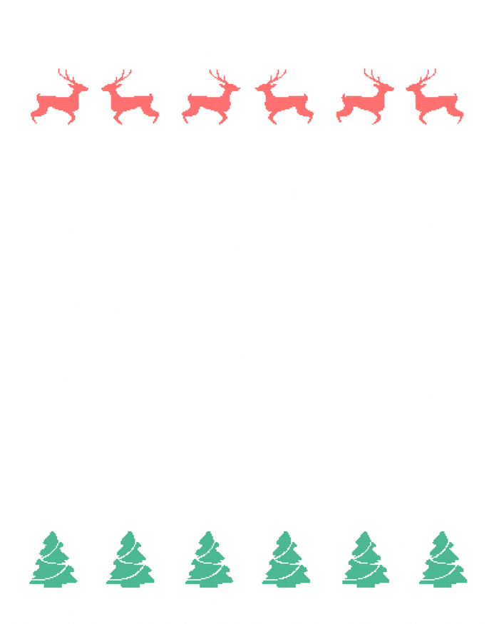 Helicopter Ugly Christmas Gift Fun Xmas Heli Pilot Gift T-Shirt