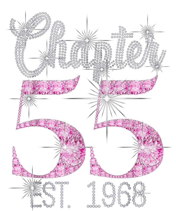 Chapter 55th Birthday Est 1968 Birthday Gift Sweatshirt Cinch Pack Bag