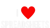 I love spreadsheets. With a heart T-Shirt