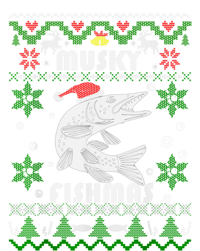 Merry Fishmas Funny Fish Fishing Fisher Ugly Christmas Gift Sustainable Knit Beanie