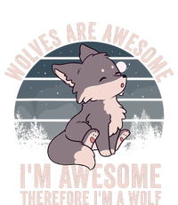 Wolves Are Awesome. IM Awesome Therefore IM A Wolf Women's Fleece Hoodie