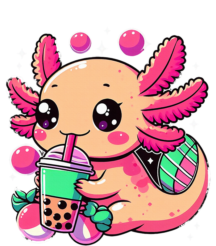 Axolotl Boba Tea Kawaii Neko Japanese Bubble Tea Coaster