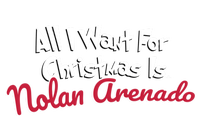 Nolan Arenado St Louis Baseball All I Want For Christmas Cute Gift T-Shirt