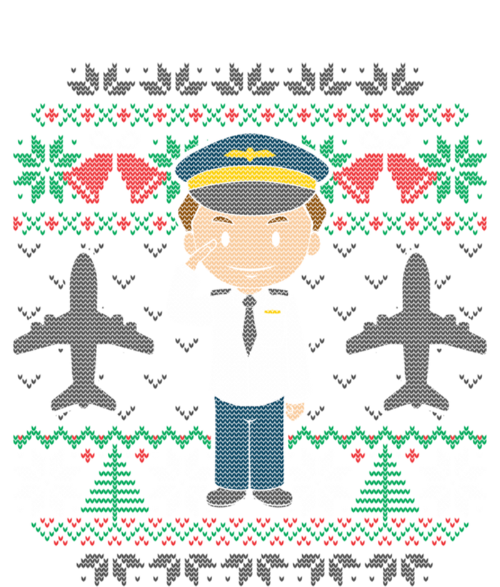 Plane Pilot Ugly Christmas Sweater Airplane Operator Aviator Gift Sweatshirt