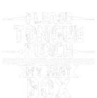 Please Tongue Punch My Fart Box Funny Word Pun Humor Sarcasm Women's Tri-Blend 3/4-Sleeve Raglan Shirt