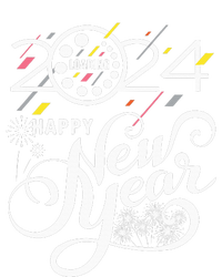 New Years Eve Party Supplies 2024 Happy New Year Fireworks Women's Perfect Tri Tunic Long Sleeve Shirt