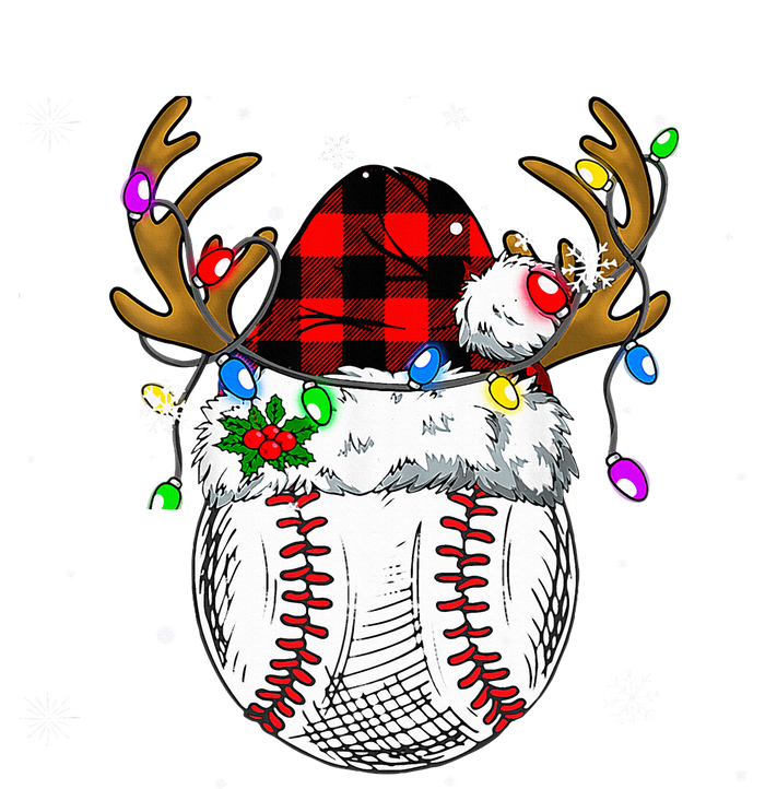 Baseball Santa Hat Funny Sport  baseball Christmas T-Shirt