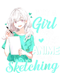 Just A Girl Who Loves Anime & Sketching Otaku Anime Costume Cooling Performance Long Sleeve Crew