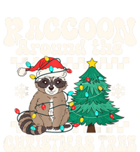 Raccoon Around The Christmas Tree Raccoon Lover Funny Womens California Wash Sweatshirt