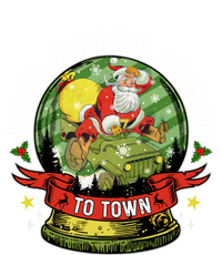 Vintage Retro Christmas Santa Claus Is Coming To Town Gift Tank Top