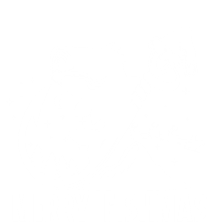 Vintage SantaS Merry Fishmas Fishing Ugly Christmas Gift T-Shirt