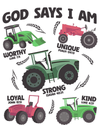 God Says I Am Tractor Lover Christian Wool Snapback Cap